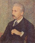 Theo Van Rysselberghe Portrait of Auguste Descamps oil painting